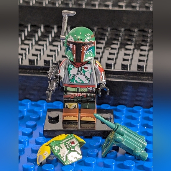 2 Minifigures- Star Wars Jango Fett Building Block Action Figure Clone Wars - Picture 9 of 16